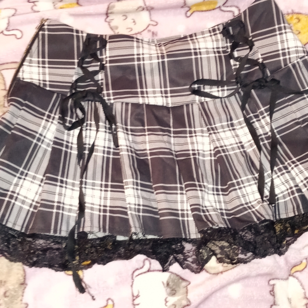 Punk mini skirt